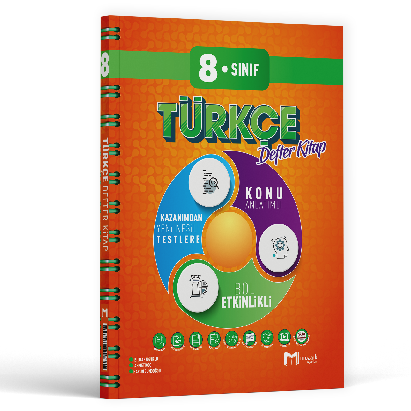 8.SINIF MOZAİK DEFTER TÜRKÇE - 2025-26